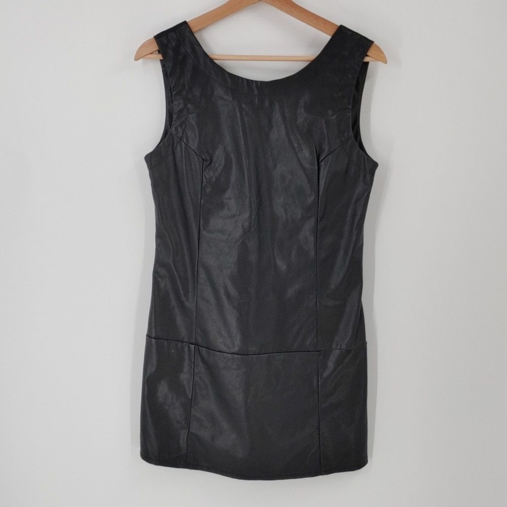 Goldie Faux Leather Dress
